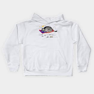 B Kliban Cat mom, sleeping cat Kids Hoodie